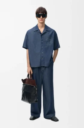 コットン製ドローストリングパンツ