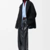 ウール製ベルト付きパンツ ウール製ベルト付きパンツ