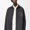 ウールとカシミア製のオーバーシャツ ウールとカシミア製のオーバーシャツ