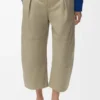 コットン製クロップドパンツ コットン製クロップドパンツ