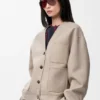 ウールとカシミア製のカーディガン ウールとカシミア製のカーディガン