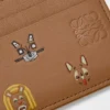クラシックカーフスキン製「キャッツ」プレーンカードホルダー