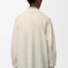 カシミアとシルクの混紡素材を使用したポロセーター