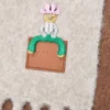 アルパカとウールの混紡スカーフ