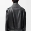 ナッパラムスキン製のジップアップジャケット ナッパラムスキン製のジップアップジャケット