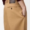 コットン製ワイドレッグパンツ コットン製ワイドレッグパンツ