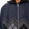 ナイロンとウールの混紡素材を使用したボンバージャケット ナイロンとウールの混紡素材を使用したボンバージャケット