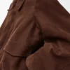 スエードゴートスキン製ボンバージャケット