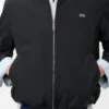 テクニカルコットン製のジップアップジャケット