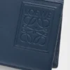 サテン仕上げのカーフスキン製二つ折り財布 サテン仕上げのカーフスキン製二つ折り財布