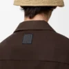 コットンとリネン混紡の半袖シャツ コットンとリネン混紡の半袖シャツ