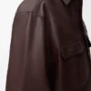 ナッパラムスキン製オーバーシャツ ナッパラムスキン製オーバーシャツ