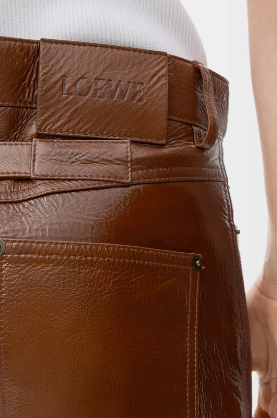 ラムスキンスエード製のパンツ ラムスキンスエード製のパンツ