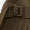 コットン混紡のプリーツドレス コットン混紡のプリーツドレス