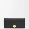 光沢のあるナッパカーフスキン製「Pebble コンチネンタル 財布」 光沢のあるナッパカーフスキン製「Pebble コンチネンタル 財布」