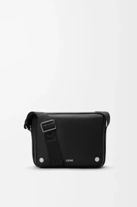 スムースカーフスキン製 ミディアム Pebble メッセンジャーバッグ