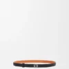 Pebbleグレインカーフスキン製「Anagram」ベルト Pebbleグレインカーフスキン製「Anagram」ベルト