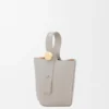 スムースカーフスキン製 ミニ・Pebble Bucket スムースカーフスキン製 ミニ・Pebble Bucket