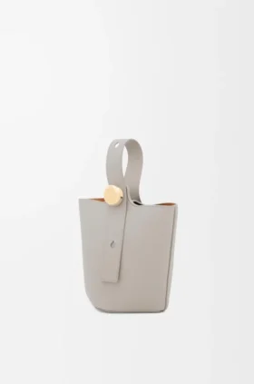 スムースカーフスキン製 ミニ・Pebble Bucket