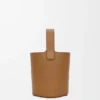 スムースカーフスキン製 ミニ・Pebble Bucket スムースカーフスキン製 ミニ・Pebble Bucket