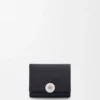 Pebbleグレインカーフスキン製「Pebble」トリフォールド財布