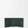 Pebbleグレインカーフスキン製「Pebble」トリフォールド財布