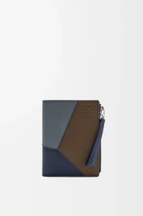 クラシックカーフスキン製「Puzzle」スリムコンパクト財布