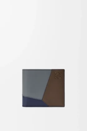 クラシックなカーフスキン製のPuzzleバイフォールド財布