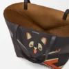 ナッパカーフスキン製「フューチャリスト・キャット」ミディアム・Puzzle Foldトートバッグ ナッパカーフスキン製「フューチャリスト・キャット」ミディアム・Puzzle Foldトートバッグ