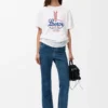 コットンブレンドのTシャツ