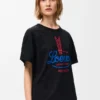 コットンブレンドのTシャツ