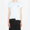 ロゴ入り半袖 Tシャツ ライトブルー S6299062Cr
