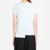 ロゴ入り半袖 Tシャツ ライトブルー S6299062Cr